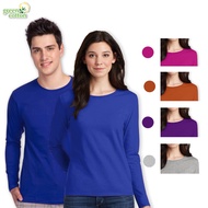 Long Sleeve Cotton T-Shirt Unisex pit baju t shirt Blouse Lengan Panjang Kosong Lelaki &amp; Perempuan dewasa Quality AFUL