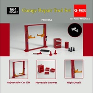 G-Fans Models 1/64 Diorama Diecast Garage Repair Tool HONDA Set A