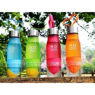Infused Drinking Bottle / Drinking Bottle H2O Drink More Water / Contemporary Drink Bottle / Drink B