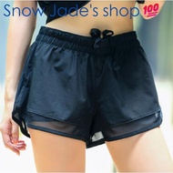 women double sport running fitness short yoga Pants Biying stock