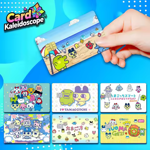 Electronic Pet Tamagotchi Credit Card Skin Sticker Mametchi Stickers for Decorating VISA JCB AMEX Ma