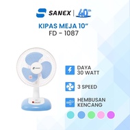 10 Inch Table Fan FD-1087 SANEX WG27 10-In-1 3-speed/ Desk Fan