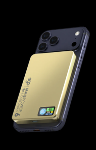 EGO MagPower 6 QI2.2(3C Certified)  10000mAh Powerbank M17AIR With OLED Display MagSafe Support lP0n
