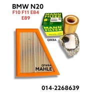 OIL FILTER / AIR FILTER NEW ORIGINAL MANN-MAHLE FOR BMW N20 F30 F10 X1 X3 X5