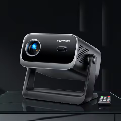 145°Adjustable Stand Mini Projector With WiFi And Bluetooth 1080P Support 18000L Portable Projector