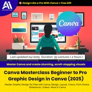 Canva Tutorial - Canva Masterclass Beginner to Pro Graphic Design in Canva (2025) | Learn Canva 2025