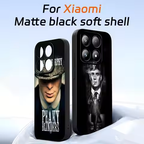 Thomas Shelby Peaky Blinders Phone Case For Xiaomi 17 15 14 13 12 11 T Ultra Pro Soft black Shockpro