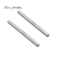 S999 Sterling Silver Hypoallergenic Mini Ear Stick Stud Earrings 【S999足银纯银养耳棒耳洞防过敏耳钉耳环】