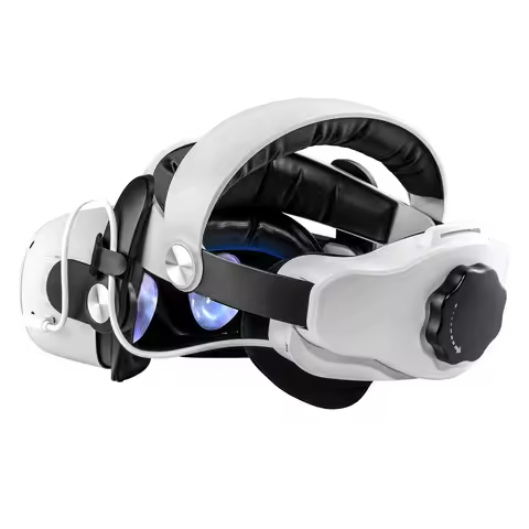 VR Head Strap for Oculus Quest 2 with Battery Pack 5000mAh Extend 2hrs Playtime Head Strap Comfort S