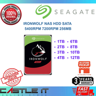 Seagate IronWolf NAS HDD 1TB 2TB 3TB 4TB 6TB 8TB 10TB 12TB SATA 5400RPM 7200RPM 256MB