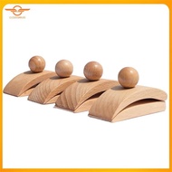 [CloudsMiles.th] 4pcs Solid Beech Wood Tapestry Wall Hangers Blanket Hanger Clamps Wooden Wall Clips