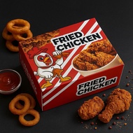 FRIED CHICKEN CARDBOARD - CHICKEN BOX - KFC BOX
