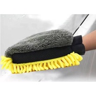 Thick Car Wash Hand Glove Microfiber Car Wash Mitt Car Wash Hand Cloth Hand Towel (1PC)