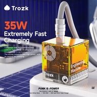 Trozk TS01-35w Infinite Gem 35w  Nitride Fast Charging Head Charger Head Pd Charging Plug for iPhone