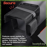 [BaositybbMY] Pilot Kneeboard with Adjustable Non Slip Strap Oxford Cloth Clipboard for Flight Train