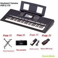 Keyboard Yamaha PSR S775 Original resmi Paket Complete