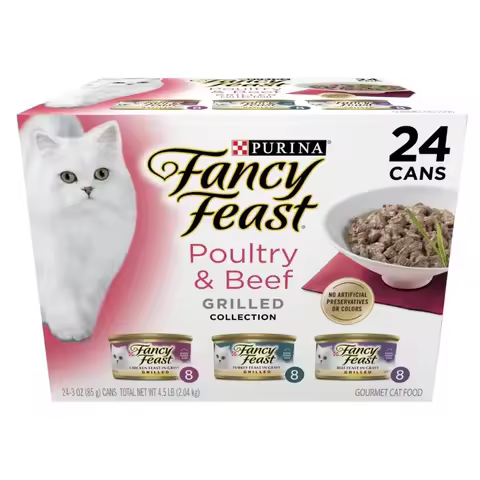 Purina Grilled Kitten Food, Wet Cat Food, Poultry and Beef, 3 oz Cans