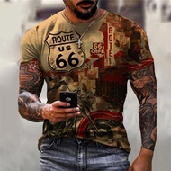 Summer Fashion Mens 66 Way 3D Printed Personalized Art Leisure Comfortable Daily T-shirt