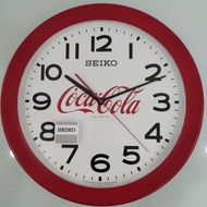 100%ORIGINAL  SEIKO   Coca Cola Wall Clock QXA922R