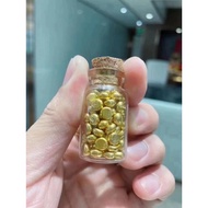 Original 999 Gold Investment Gold Bar Emas 999 Gold Bean 100% Legit (not 916 gold, bukan emas 916) FREE BOTTLE