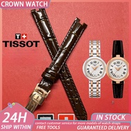 Suitable for TISSOT Jiali Little Beauty T126 Quartz Strap 1853 Women's Mechanical Notch Leather Watch Chain