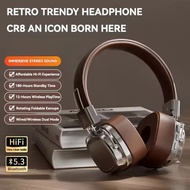 2025 New 5.3 Foldable Wireless Bluetooth Headsets Headset Gamer Choice Retro Over Ear Headphones DJ 