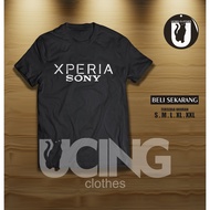 SONY Xperia T-Shirt Smartphone Companysony Cotton Combed 30s NC DTF Screen Printing Dr. Industry