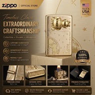 Zippo Official Crown Bear - Golden Heart Windproof LighterLOG-0025