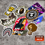 Distro brand stickers BATHING APE stickers bape stickers