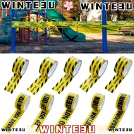 WINTE3U Warning Tape, DO NOT ENTER Yellow Tape Caution Signs Adhesive Tape, Tool Party Decoration Ha