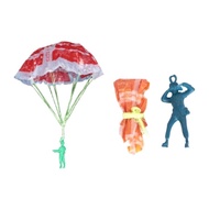 🇹🇭 12PCS MAINAN PAYUNG TERJUN ASKAR PAYUNG TERJUN ARMY PARACHUTE