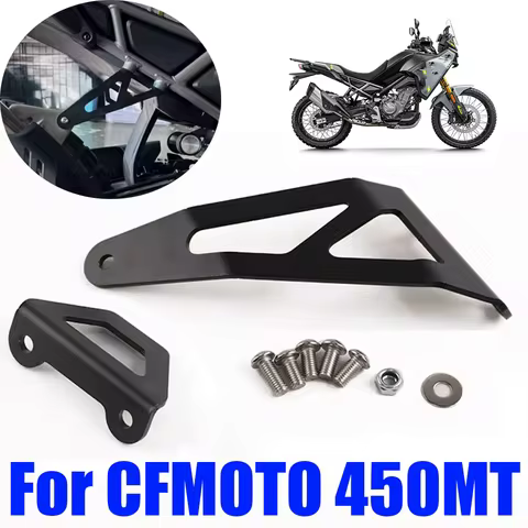 For CFMOTO 450MT MT450 MT 450 CF MOTO IBEX 450 MT Motorcycle Exhaust Hanger Support Bracket Rear Foo