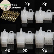Strongaroetrtr 5Sets Automotive Electrical 2.8mm 2 3 4 6 9 Pin Crimp Wire Connector Terminal SG