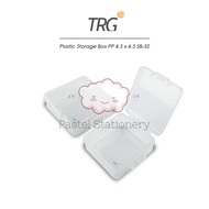 TRG Plastic Storage Box PP 4.5 x 4.5 SB-32 - Multipurpose Small Plastic Storage Box 4.5 x 4.5 cm TRG
