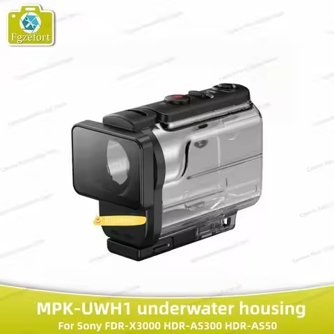 New UWH1 For SONY MPK-UWH1 Waterproof Underwater Case MPK-UWH1 For SONY FDR-X3000 HDR-AS300 HDR-AS50
