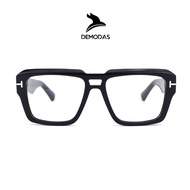 DEMODAS YL99266 Photochromic Bluechromic Lens Square Glasses Anti-Radiation Blueray Minus Normal