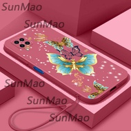 Casing Samsung A12 Samsung M12 phone case Fashion Design Butterfly Cover CHA16