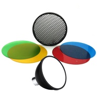 Godox AD-S11 Color Gels Filter Honeycomb Grid +AD-S2 Standard Reflector Soft Diffuser for AD-360 II 