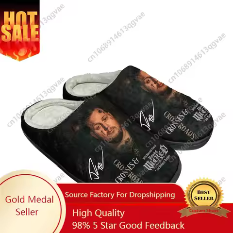 Jelly Singer Roll Music Reaper7man Home Cotton Slippers Mens Womens Teenager Plush Bedroom Keep Warm