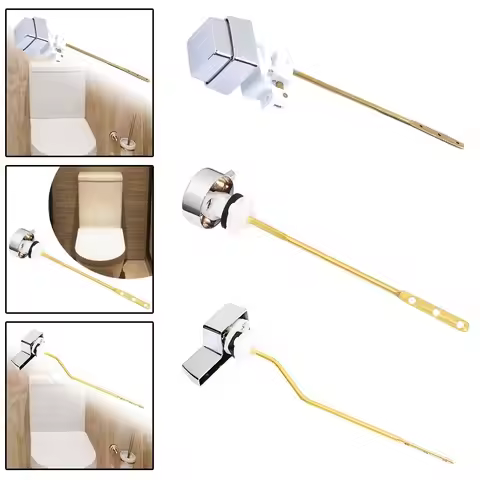 Toilet Tank Flush Lever Toilet Lever Replace for Lavatory Dorm Home Use