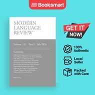 Modern Language Review (111:3) July 2016 | Connon, D. F. | Paperback | English Edition  | 9781781882