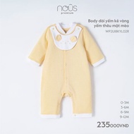 NOUS - Premium NOUS white bib and shirt Set - 38A - 0M 3M 6M 9M 12M 18M 2Y - F.T6B - ZZZ - NF38A