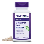 Natrol Melatonin 1 mg, Dietary Supplement for Restful Sleep, Time Release Sleep Tablets for Adults, 