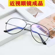 cermin mata spek mata rabun jauh Finished Product Myopia Glasses Female with Degree 50-600 Degree Li