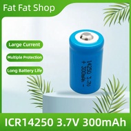 ICR14250 ICR 14250 3.7V 300mAh Infrared Laser Large Capacity Rechargeable Lithium Battery