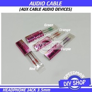 AUX Cable Car Audio Devides Speaker Line Aux Cable Headphone Jack 3.5 mm