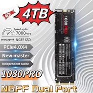 4TB 1080PRO NGFF SSD Solid State Drive NVMe 280 PCIe 4.0 Gaming Internal Hard Drive 7400MB/S SDD For Laptop PC Laptop Desktop
