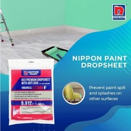 Nippon Paint Plastic Kain Canvas 003 Premium Dropsheet With Anti Skid 9ft x 12ft Plastik Sarung Pera