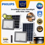 🔥NEW🔥 PHILIPS LED Solar Flood Light Sensor Outdoor Waterproof IP65 60W 90W 150W Daylight Lampu Kecemasan Banjir