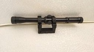 Bell【原廠】Kar 98K專用 4x20狙擊鏡+鏡架復古瞄具適用G&amp;G拋殼手拉空氣槍(原價1500)